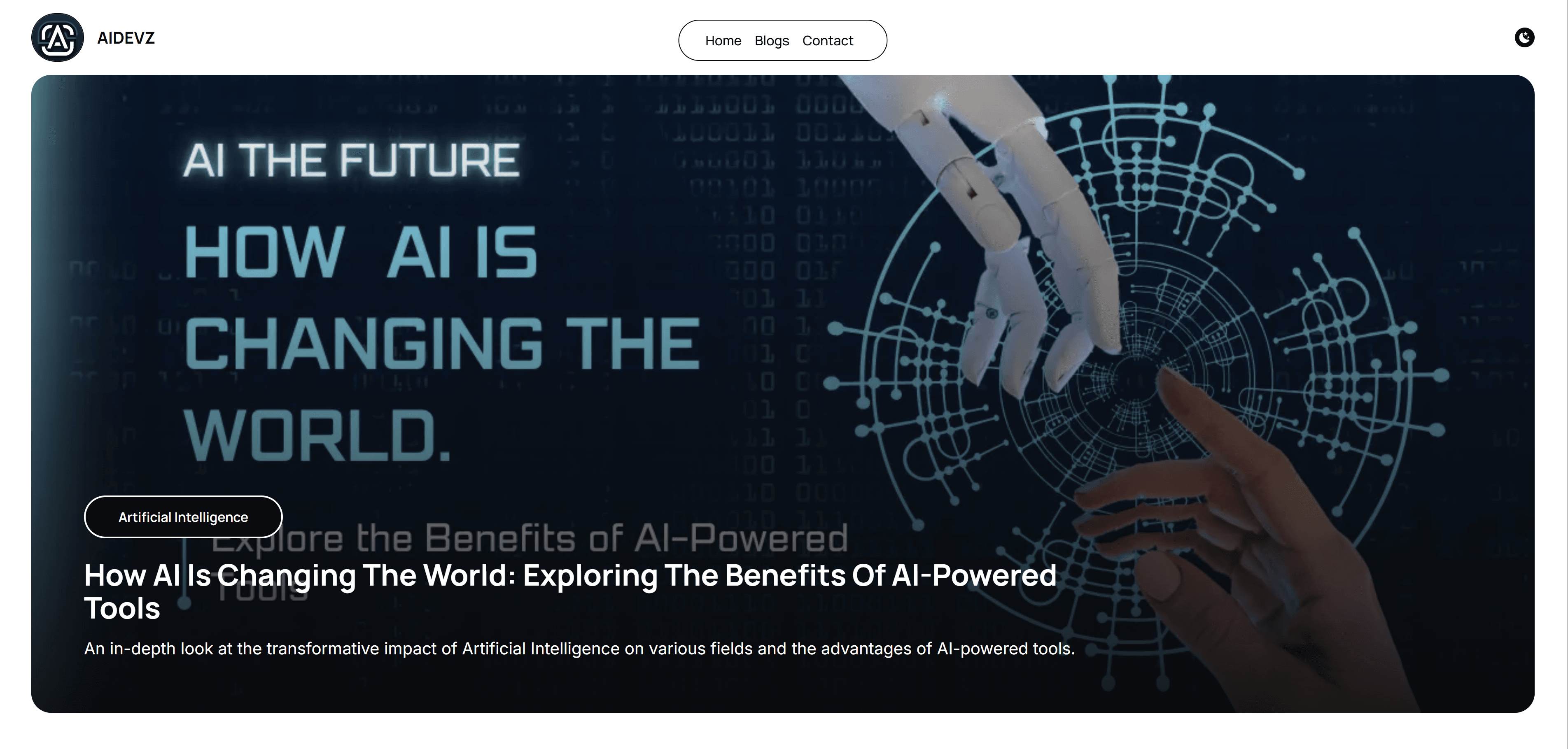 AIDEVZ Blog Platform