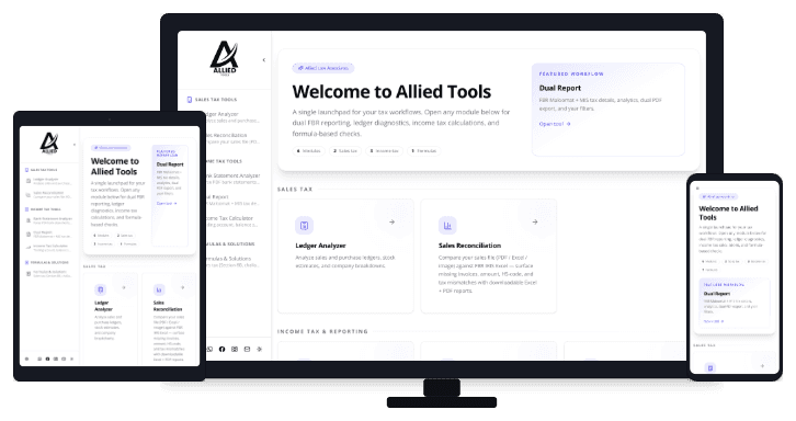 Allied Tools - Tax Consultant Suite